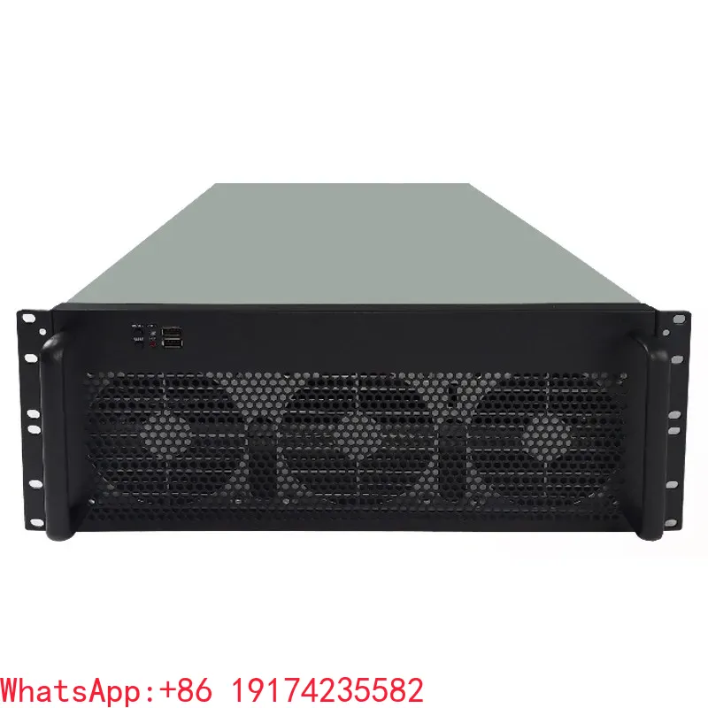 8 Gpu 4U Server Chassis - 4Uマルチグラフィックスカード対応シャーシ、6/8枚のグラフィックスカードを搭載可能、IDCルーム用ラックサーバー、GPU、産業用制御コンピューター、強力ファン