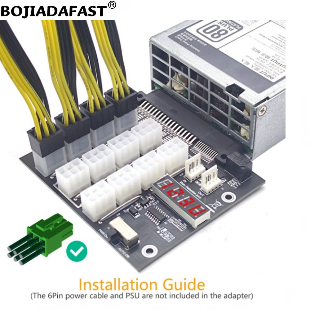 12ポート PCIe 6ピンコネクター、サーバー用電源ユニッ - 2400W Server Psu Breakout Board のレビューと価格